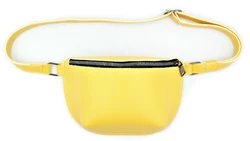 Женская сумка на пояс (бананка) Weatro Цвет Светло-жёлтый nw-bnnka-kz-013