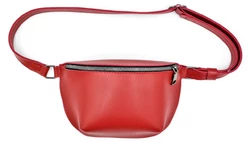 Женская сумка на пояс (бананка) Weatro  Цвет Красный nw-bnnka-kz-022