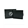 Чоловічий шкіряний гаманець Weatro 11 х 10 х 2 см Чорний wtro-208V