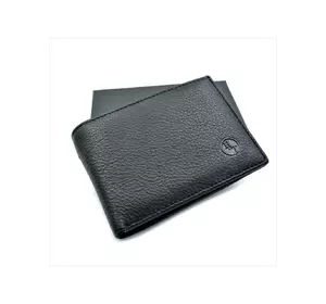 Чоловічий шкіряний гаманець-зажим Weatro 11 х 8 х 2,5 см Чорний wtro-168-24A