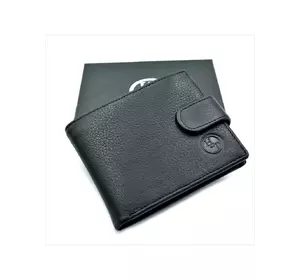 Чоловічий шкіряний гаманець Weatro 11,5 х 9,5 х 2,5 см Чорний wtro-210