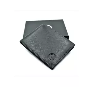Чоловічий шкіряний гаманець Weatro 12 х 9 х 2 см Чорний wtro-208S