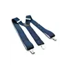 Подтяжки Weatro Черные с синим 3,5 см pdt-35kit-013