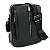 Мужская кожаная сумка H.T.Leather Чёрного цвета 5435-4