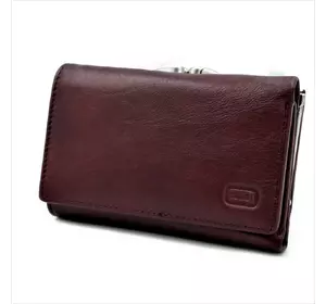 Женский кожаный кошелек Weatro 13 х 8,5 х 3,5 см Бордовый H148-PY-1