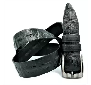 Ремень мужской кожаный Weatro Чёрный 0360m-4kozh